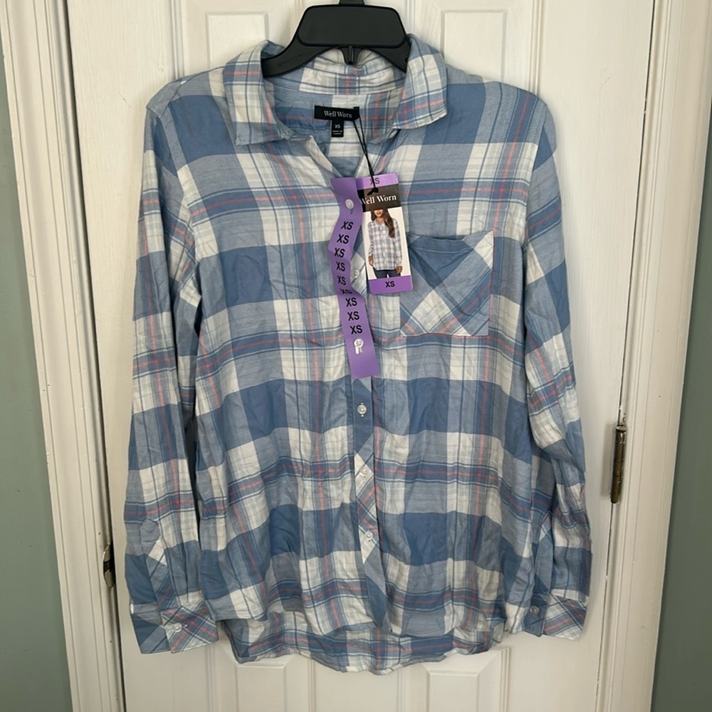 Brand: Well Worn
Women's Super Soft Plaid Button Up Shirt